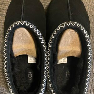 Black Ugg Slippers Tasman Suede